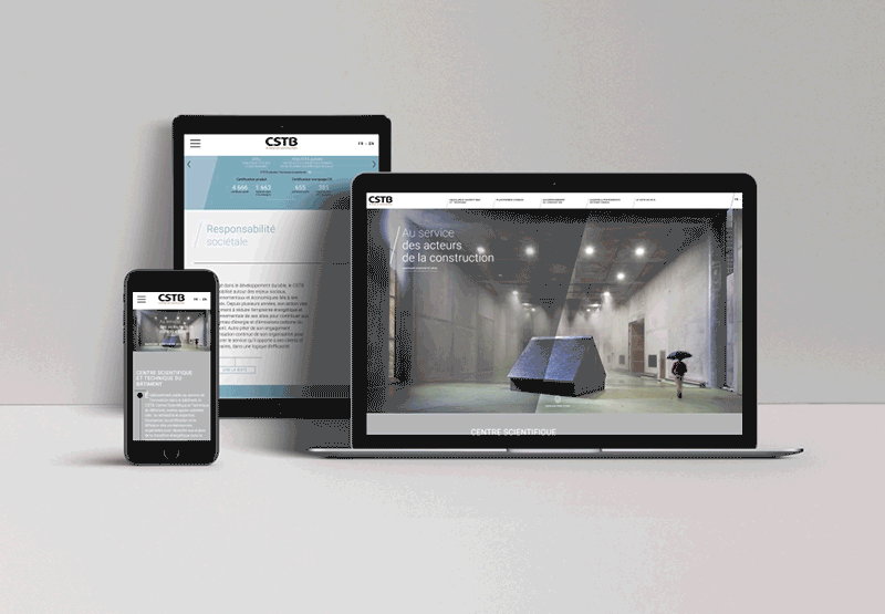 CSTB - RA digital - design web - LUCIOLE