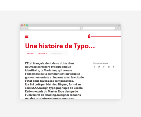 Identité visuelle - Gouvernement - Marianne - République Française - Typographie - Blog Luciole